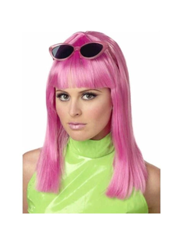 Women's Pink Page Boy Wig