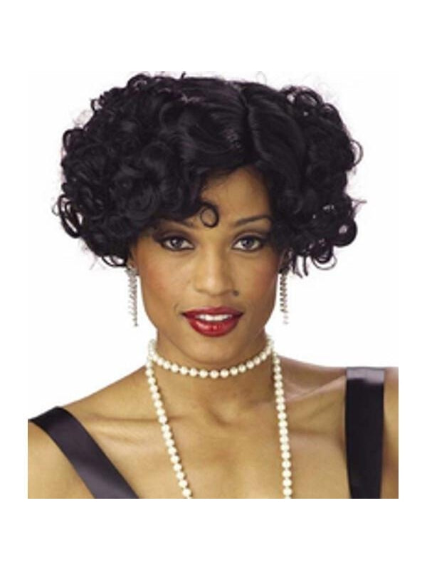 Women's Black Jazzy Wig