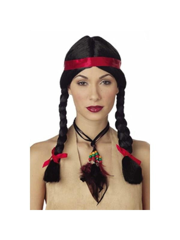 Women's Indian Wig W/ Band