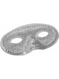 Adult Silver Glitter Eye Mask
