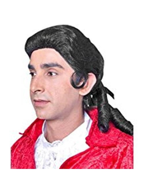 Men's Aristocrat Pirate Costume Wig