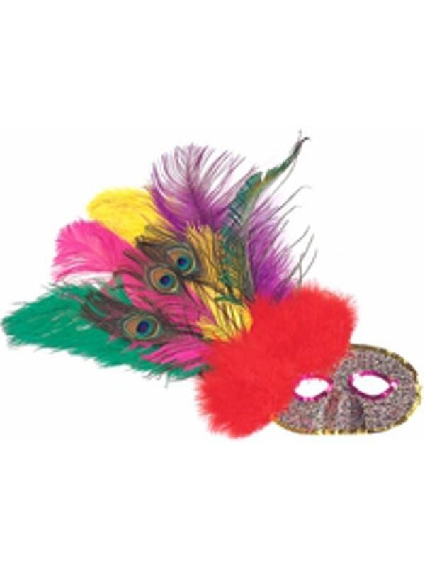 Adult Side Feather Party Eye Mask