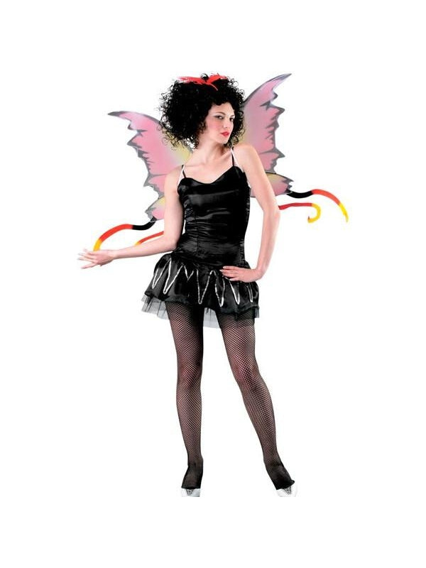 Adult Red & Yellow Costume Wings