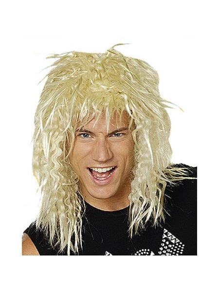 Blonde 80's Hair Band Wig