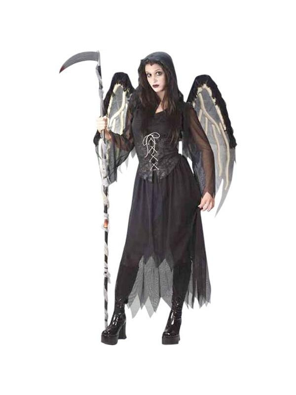 Women's Gothic Dark Angel Halloween Costume (Junior Sizes)