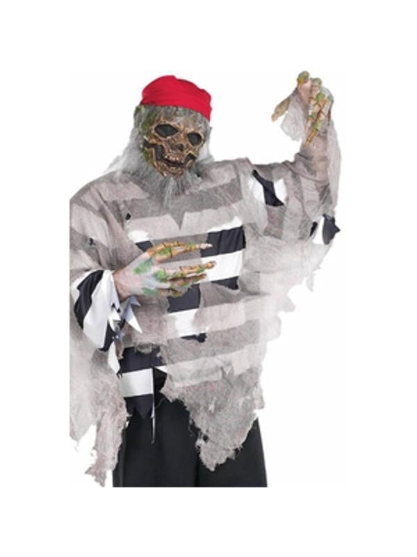 Men's Zombie Pirate Deckhand Halloween Costume