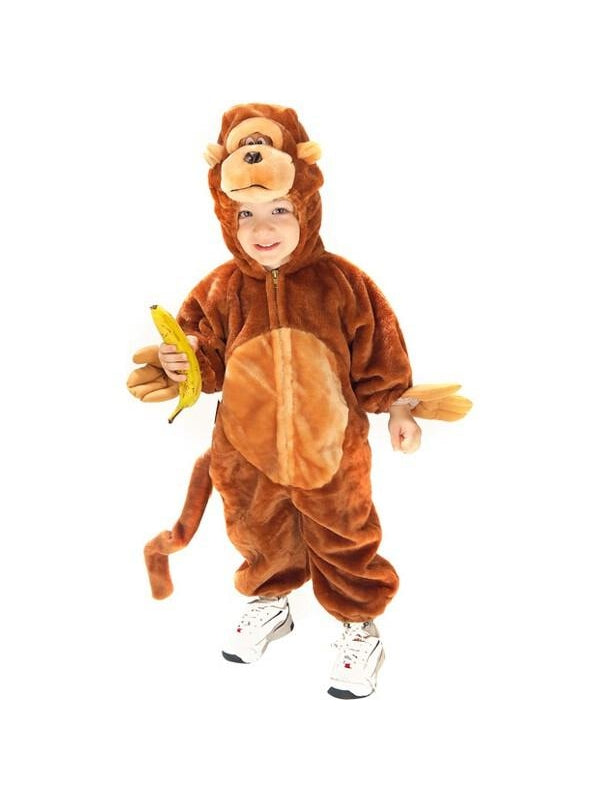 Toddler Plush Monkey Costume