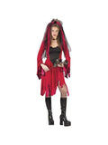 Women's Gothic Devil Bride Halloween Costume (Junior Sizes)