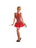 Women's Sexy Plaid Academic Halloween Costume