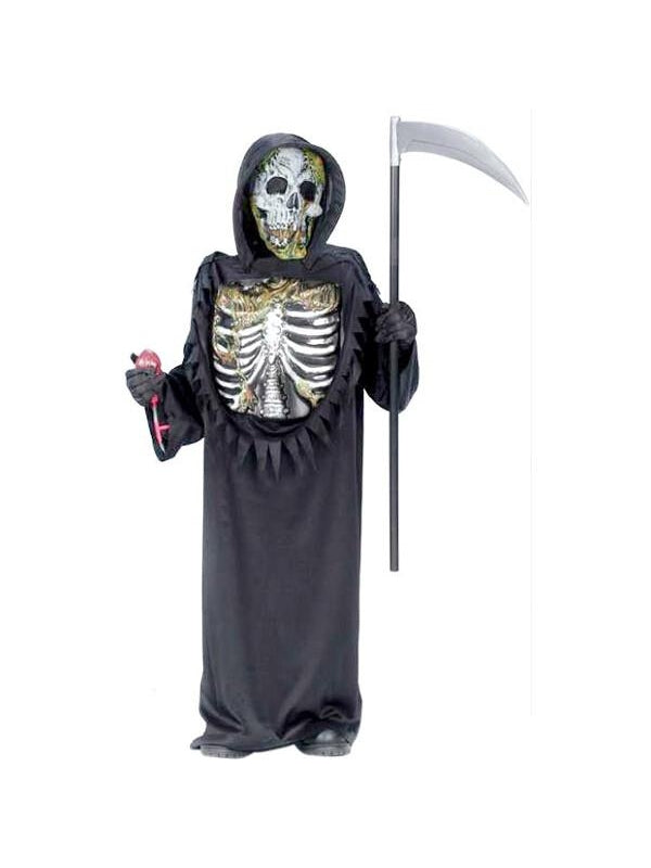 Childs Bleeding Skeleton Zombie Costume