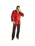 Men's Retro Lounge King Smoking Jacket Costume