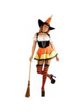 Adult Sexy Candy Corn Witch Costume