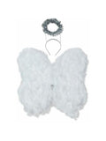 Feather Angel Wings with Halo