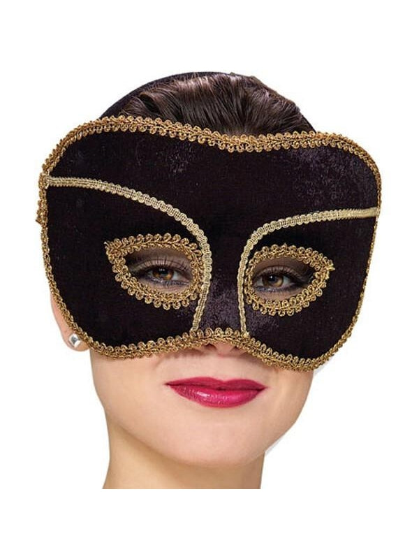 Black Scarlet Venetian Eyemask