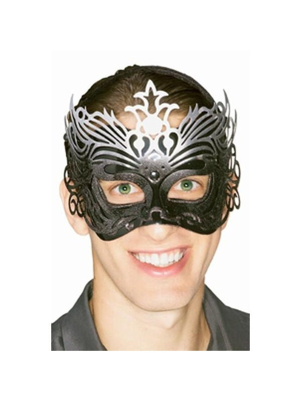 Black Filigree Venetian Eyemask