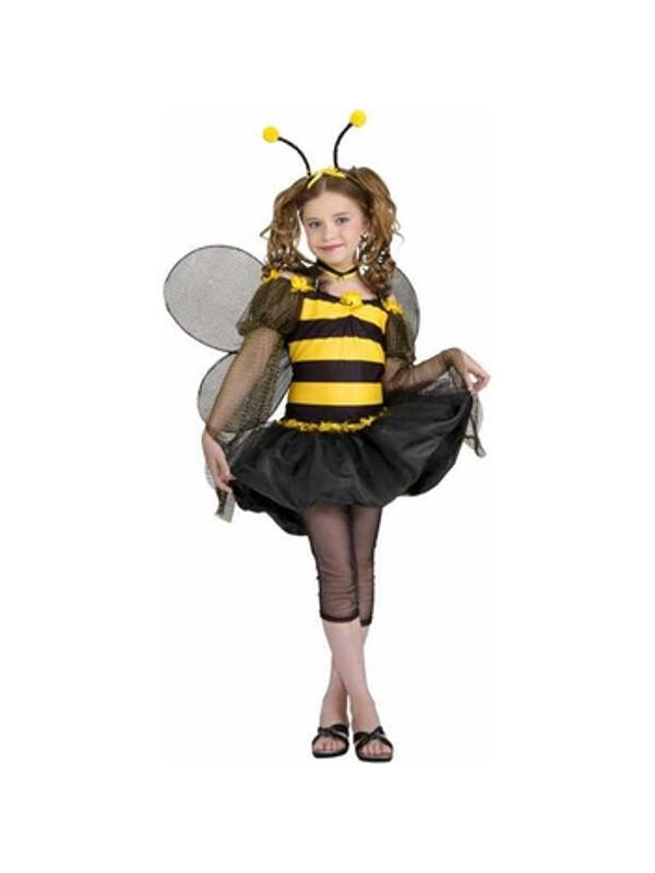 Women's Sweet Bumble Bee Halloween Costume (Junior Sizes)