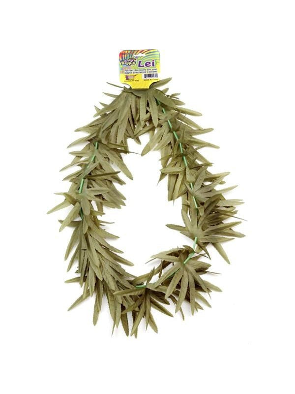 Funny, Pot Leaf Lei