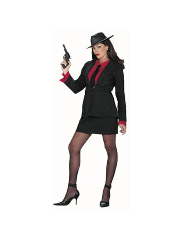 Adult Women's Gangster Suit Costume