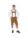 German Lederhosen Shorts & Suspenders Adult Accessories, Halloween