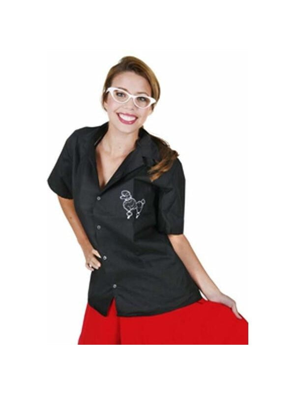 Adult 50s Poodle Blouse