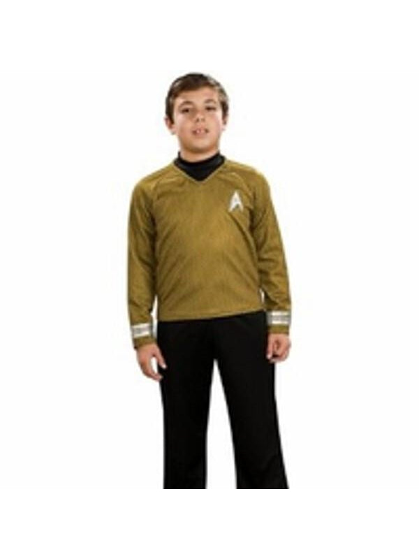Child's Star Trek Deluxe Gold Shirt Costume