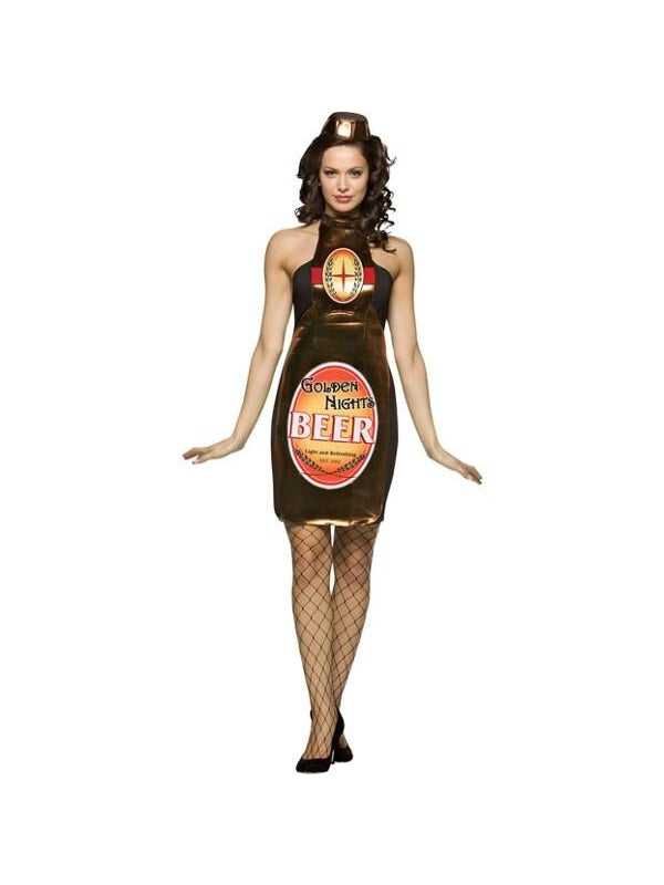 Adult Sexy Beer Bottle Costume