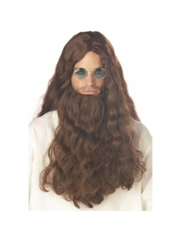 Men's Love Guru Costume Wig And Beard