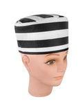 Adult Black & White Prisoner Hat