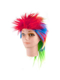 Multicolored Wig With Tinsel