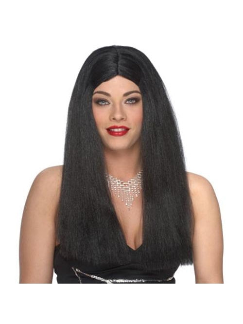 Long Black Witch Wig