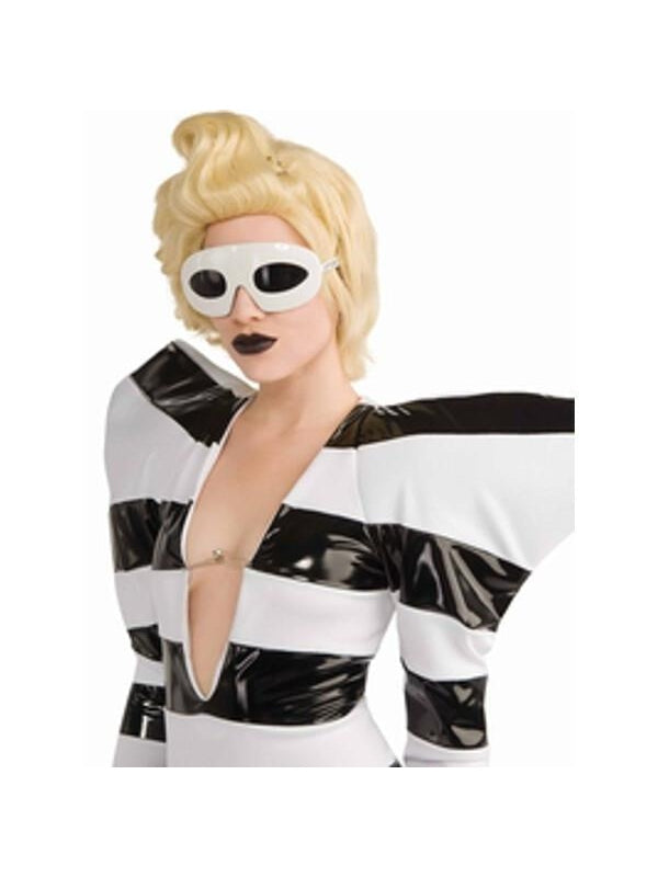 Lady Gaga White Glasses