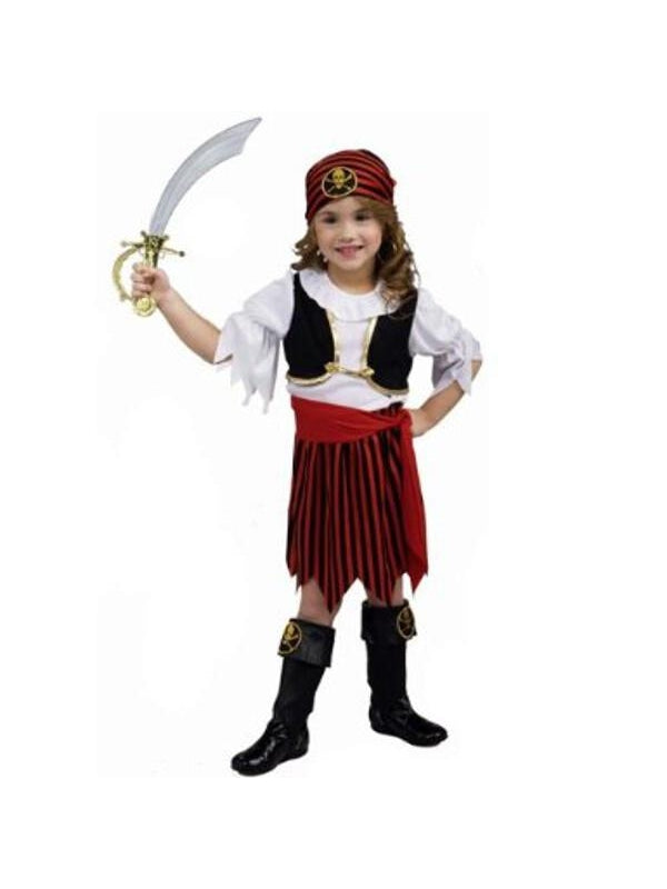 Toddler Pirate Girl Costume