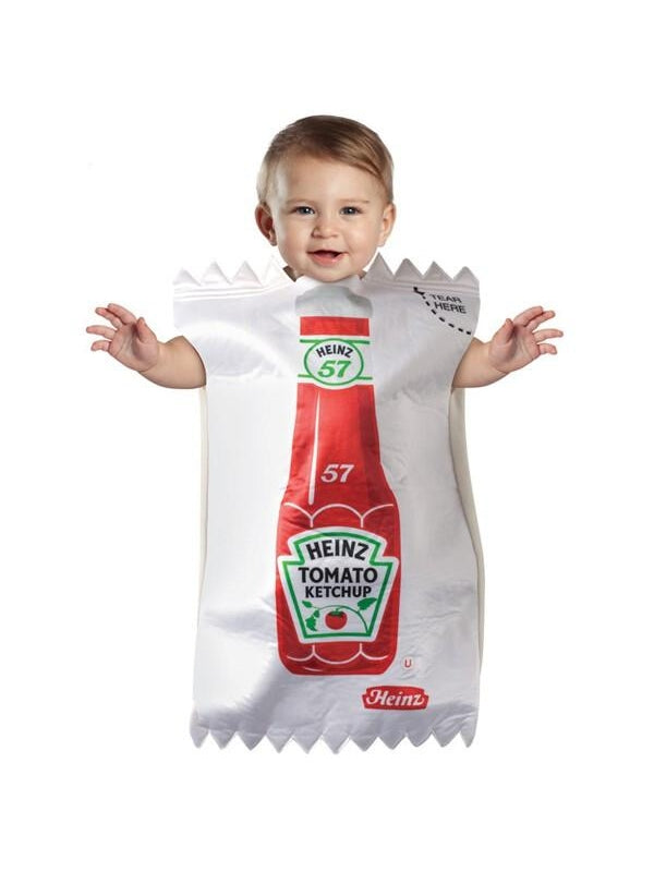 Infant Ketchup Packet Costume