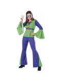 Adult Green & Purple Hippie Costume