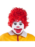 Fast Food Clown Wig, Red