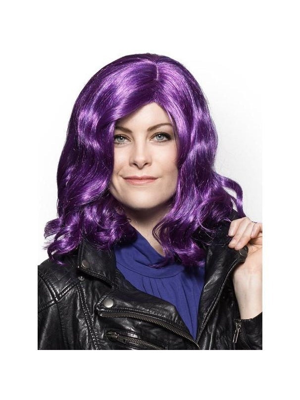 Women's Mal Purple Long Hair Wig