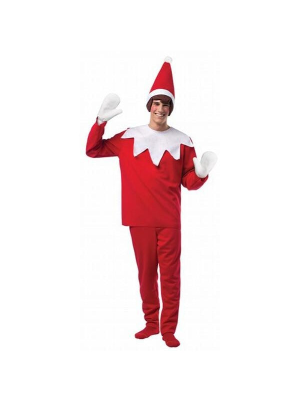 Funny, Elf on a Shelf Adult Costume, Halloween