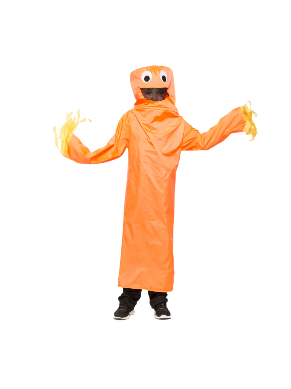 Funny, Wild Waving Orange Tube Guy Child Costume, Halloween