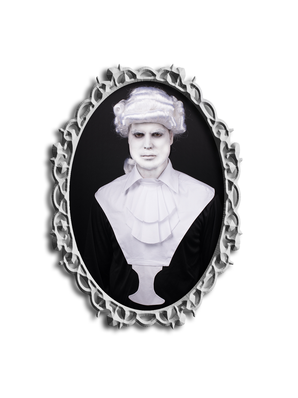 Adult Statue Bust Head on Pedestal Costume