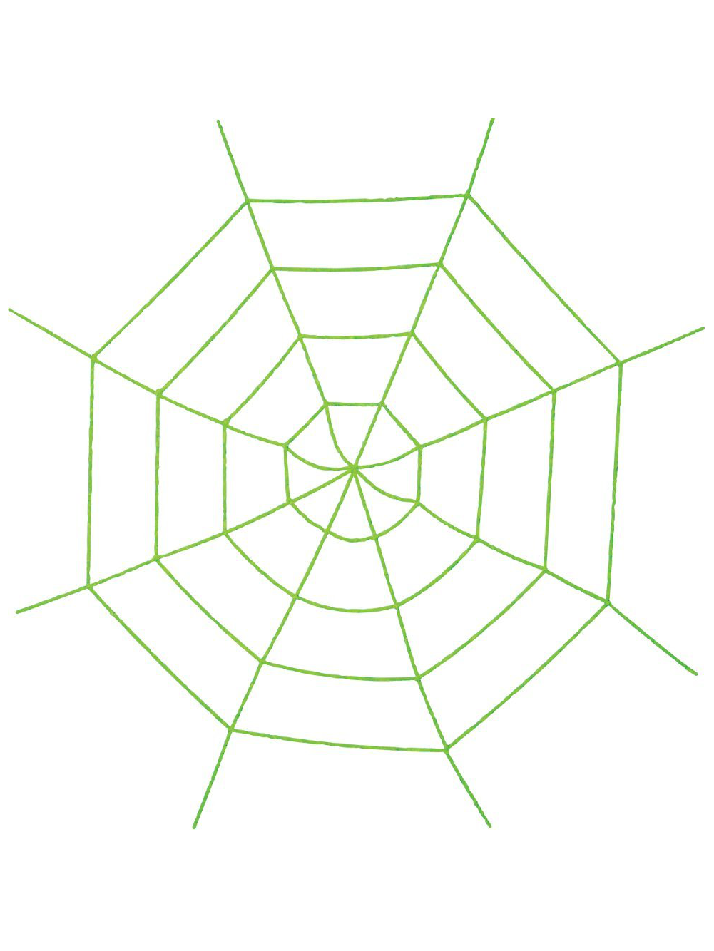 Creepy Crawly Stretchy Fabric Spider Web