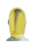 Silver Carnival Mask w/ Blank Face