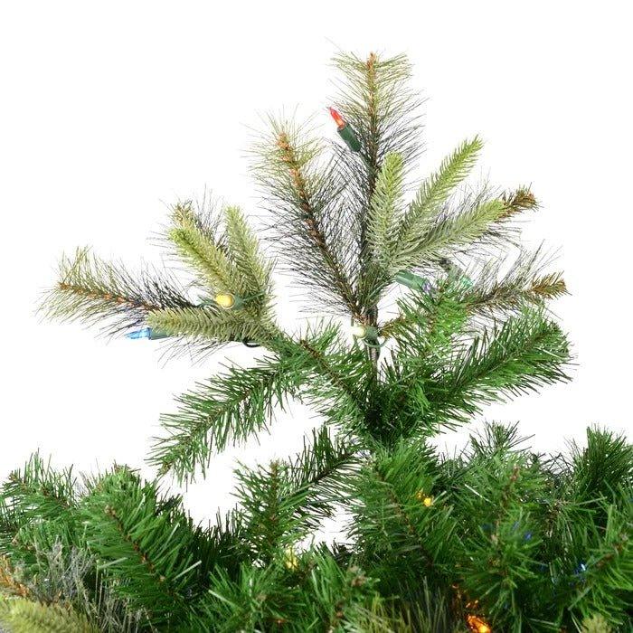 8.5 ft Cashmere Slim Artificial Christmas Tree, Unlit or Warm White LED