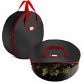 Christmas 2 Piece Wreath Storage Set, Durable Tear-Proof Bags