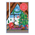 Cozy Cabin Christmas Greeting Card 60 Piece Jigsaw Puzzle Galison