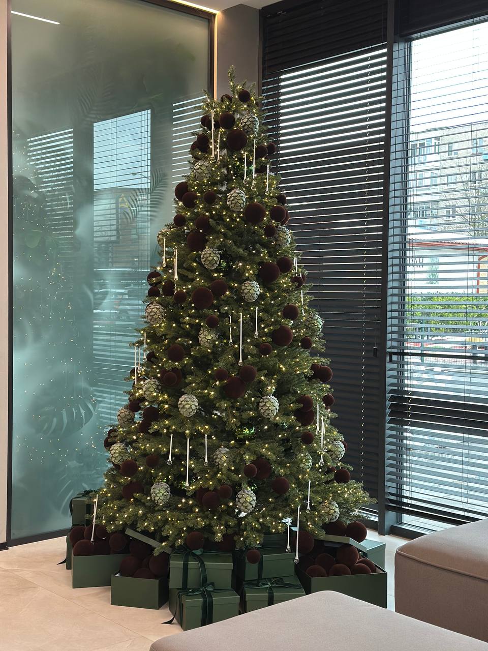 Grace Artificial Christmas Tree, 7.2–8 ft, 100% PE