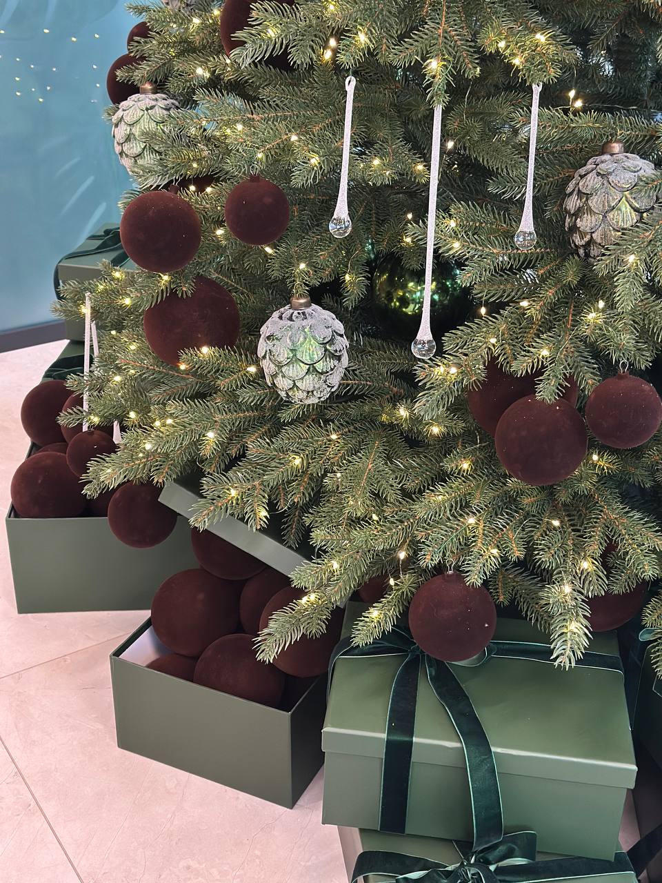 Grace Artificial Christmas Tree, 7.2–8 ft, 100% PE