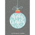 Merry Christmas Dotted Bullet Journal: Cheaper and More Useful than a Card! (Blue Ornament) Medium A5 - 5.83X8.27 - Paperback