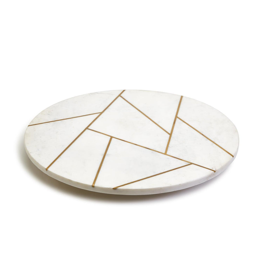 Marble & Gold Lazy Susan