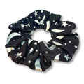 Holographic Moon and Star Halloween Scrunchie