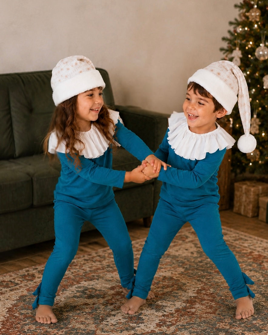 Jade Holiday Elf Costume- Christmas Gift for Kids - Cozy Cotton Stocking Stuffer